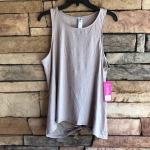 Yogalicious soft amethyst sleeveless workout top Women Large NWT